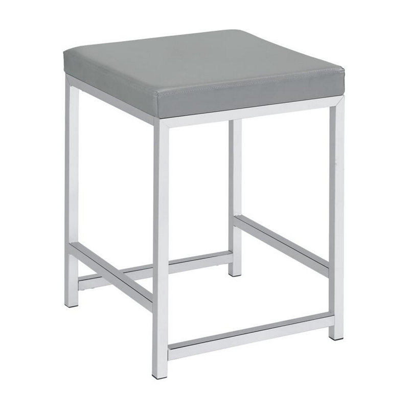 Tabouret de coiffeuse Casagranda, Argent