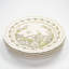 Assiettes plates en céramique à motif festonné 10,4 po Aaleen, ensemble de 4, allant au lave-vaisselle