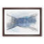 Lake in Haines Alaska in Abstract - Picture Frame Graphic Art Print-55765605-55765606