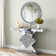 Amla 47in”Console Table With Round Mirror