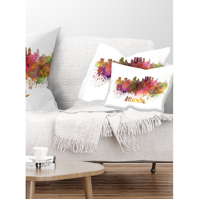 Coussin lombaire d’horizon atlanta cityscape