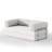 78.74" Corduroy Upholstered Sleeper Sofa, Folding Floor Sofa Bed With Removable Back And Armres-1889837921