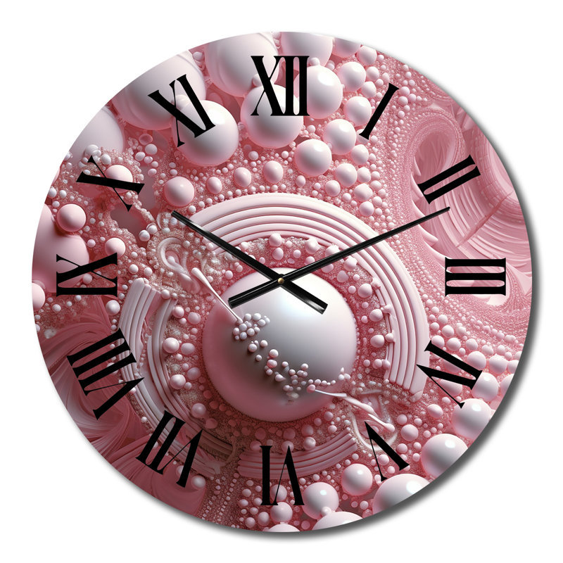 Horloge murale Alien Fractal Space, Petit