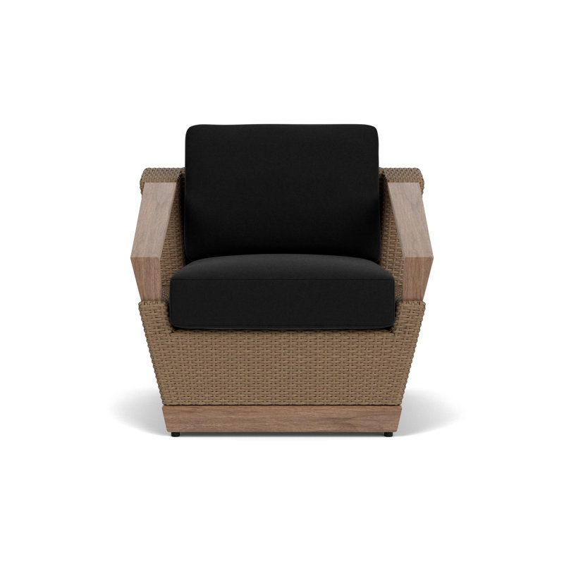 Charisma Outdoor Lounge Chair, Canvas Black
