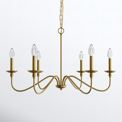 Ableton 6 - Light Candle Style Classic / Traditional Chandelier -  Birch Lane™, B07AA11C8A9D4F2580B062612DC53D50