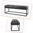 Jasier Velvet Upholstered Bench-1467736630