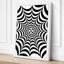 Optical Illusion Web Abstract - Wrapped Canvas-1806350576-1806350586