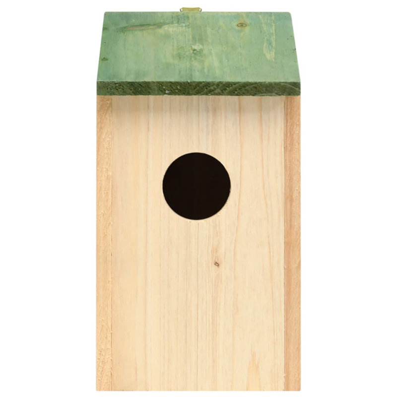 Bois d'oiseaux massif 4,7 po x 4,7 po x 8,7 po