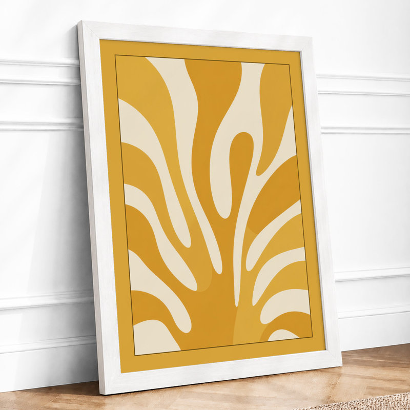 Golden Sunburst Art Deco - Print, A3 - 42.0 x 29.7 cm, White