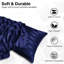 Pack of 2 Silky Soft Satin Striped Microfiber Pillow Covers - Luxury Look, Easy Care, Standard Size-1024150723