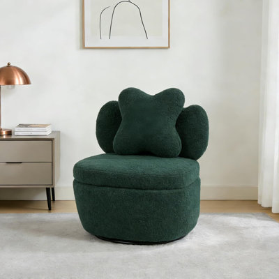 Upholstered Swivel Accent Chair