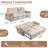 77'' Wide Convertible Sofa with Adjustable Back-1538329134