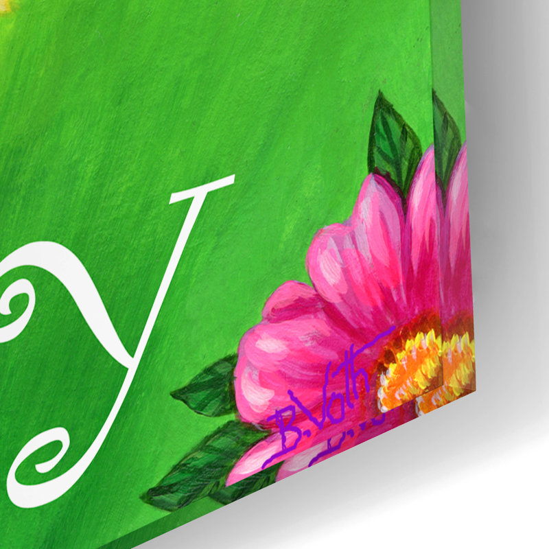 Art mural épique «Bee Happy 2» par Bridget Voth, 12 po x 16 po
