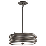 Quattro 3 - Light Dimmable Drum Chandelier