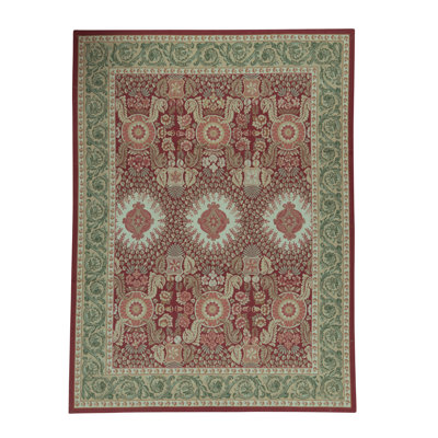 Aubusson Wool Oriental Area Rug