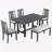 6 - Person Pedestal Dining Set