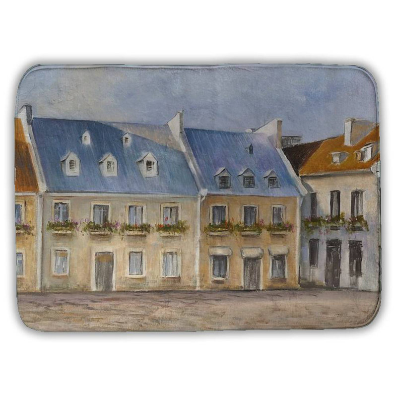 Vilmo Microfiber Non-Slip Bath Mat, 17"W x 24"L