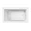 Kingston Brass Aqua Eden 60-Inch Acrylic Rectangular 2-Wall Corner Alcove Tub, Hand Drain-93574721