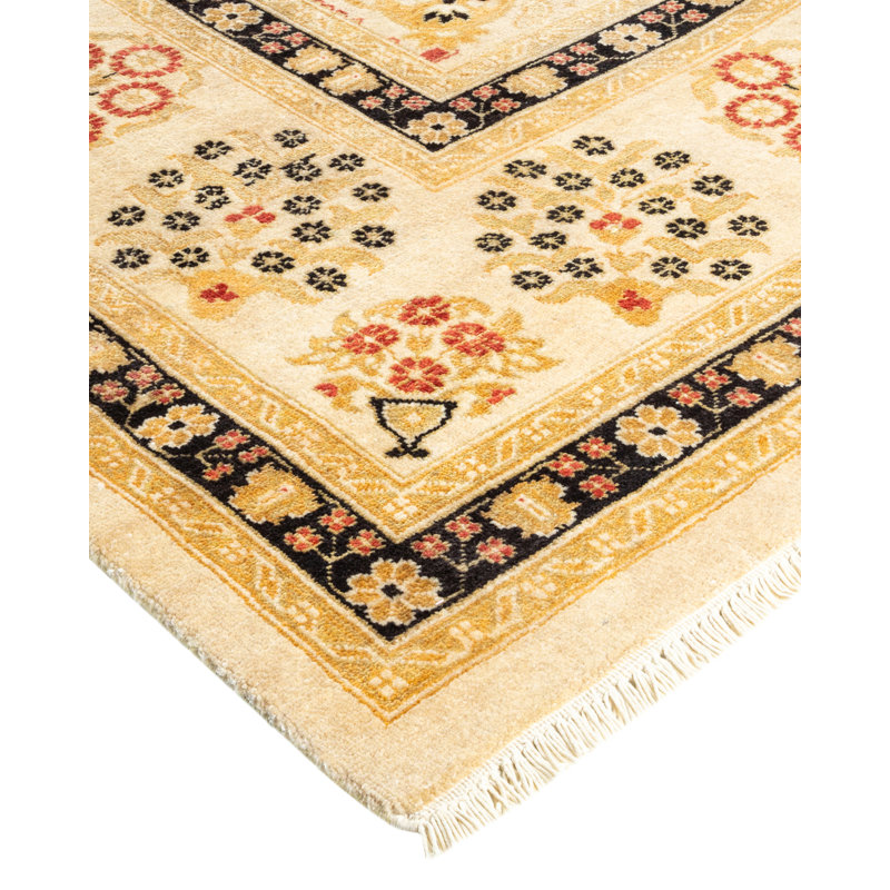 Saimah One-of-a-Kind 9' 2" X 12' 1" Hand Knotted Area Rug