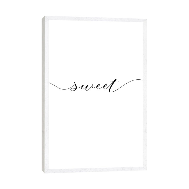 Sweet Dreams I - Print on Canvas, 66.04 cm H x 45.72 cm W, White Framed
