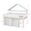 Lit mezzanine double avec toit à baldaquin-1947339310
