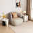 Gray/Off White Frosted Velvet selected