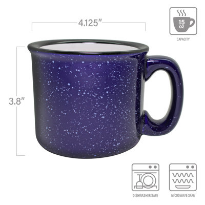 One Friend Can Change Sand Etched Ceramic Camp Mug, 15oz