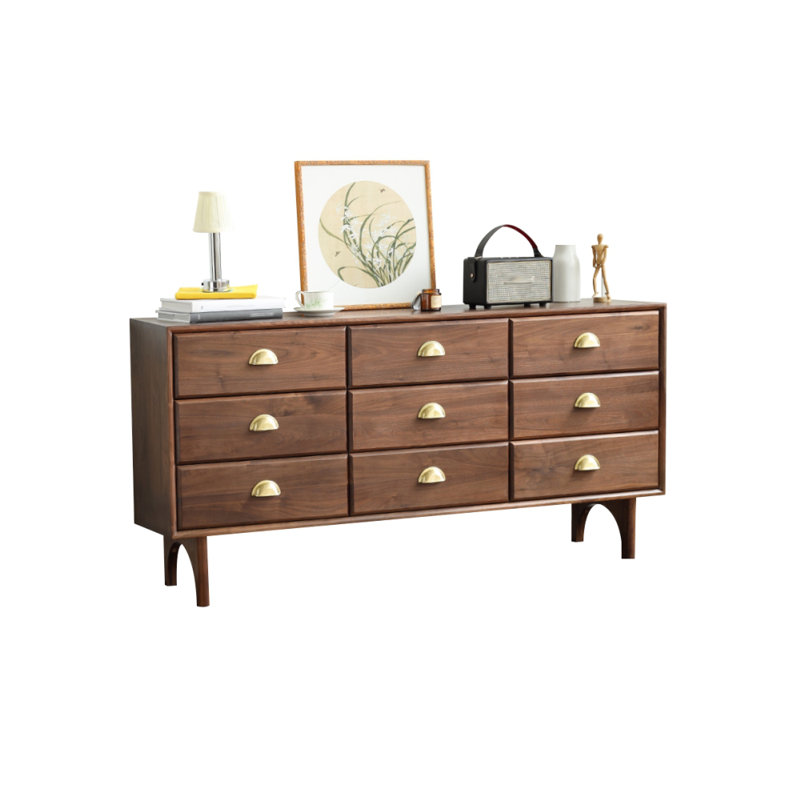 Commode d'appoint en bois massif italien