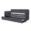 Tiara Upholstered Polyester Daybed with Trundle Bed-93602477