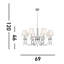 Tirrell 8 - Light Shaded Chandelier