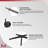 Drafting Chair Tall Office Chair With Lumbar Support Ergonomic Tall Desk Chair With Flip-up Armrests