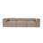 Stylish 3-Seat Sofa, Brown Linen Upholstery, 116.9 x 26.0 x 41.3 inches | 100% Hornbeam Frame, 32 DNS Foam for Ultimate Comfort | Durable Plastic Legs, Perfect for Living Room & Family Spaces, Modern Design-825181205