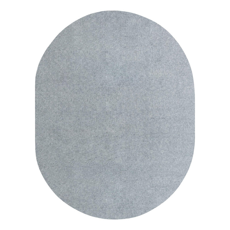 Sous-tapis Hokku Designs Timora, Ovale 7 pi 10 po x 9 pi 10 po