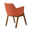 Moberly Modern Dining Side Chairs with Arms in Fabric Upholstery and Wood-558225873-558225875