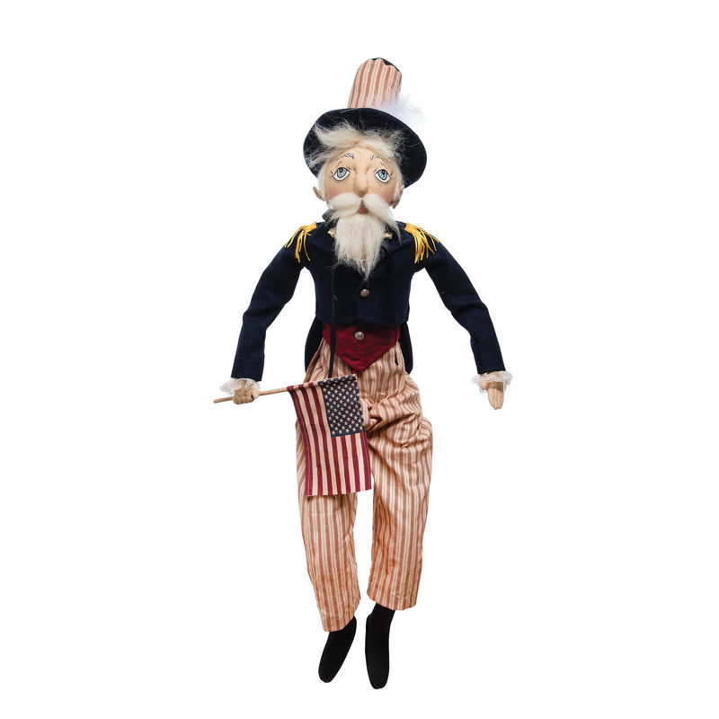 Gathered Traditions by Joe Spencer Uncle Sam Joe Spencer Gathered Traditions Art Doll Figure