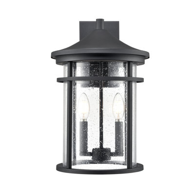 Aadith 2 Light 16.75" Tall Outdoor Wall Sconce