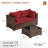 2-Person Outdoor Seating Group With Coffee Table-103726319