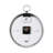 QXA850SLH Traditional Wall Clock, Silver-Tone