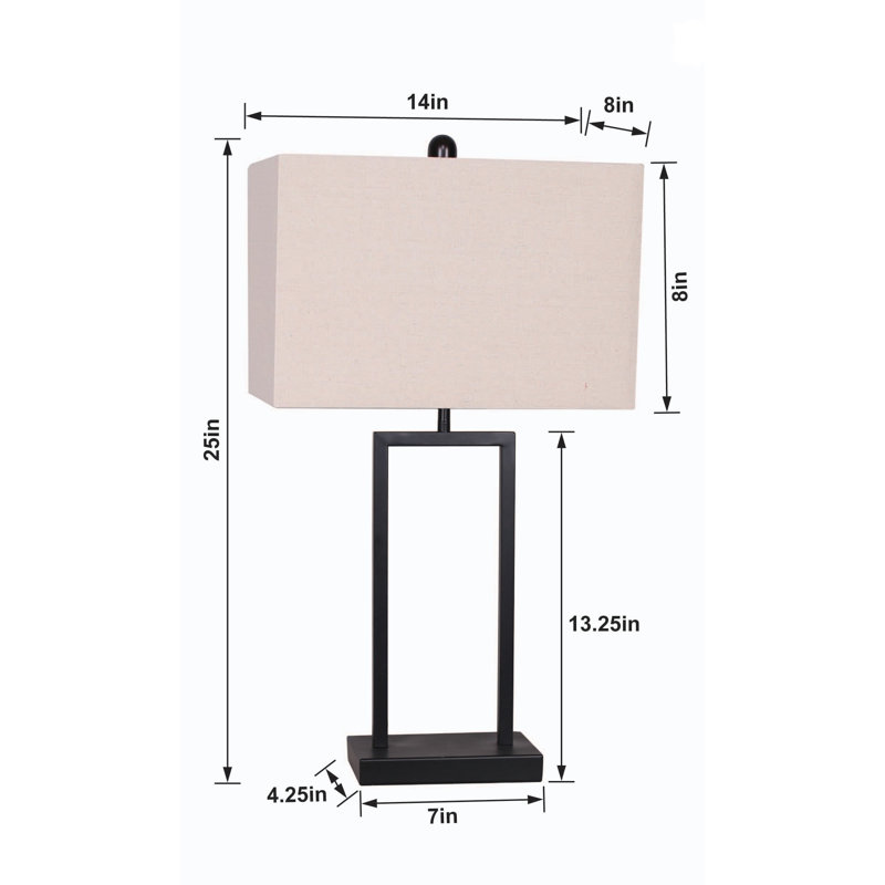 Lampe de table en métal Stanardsville