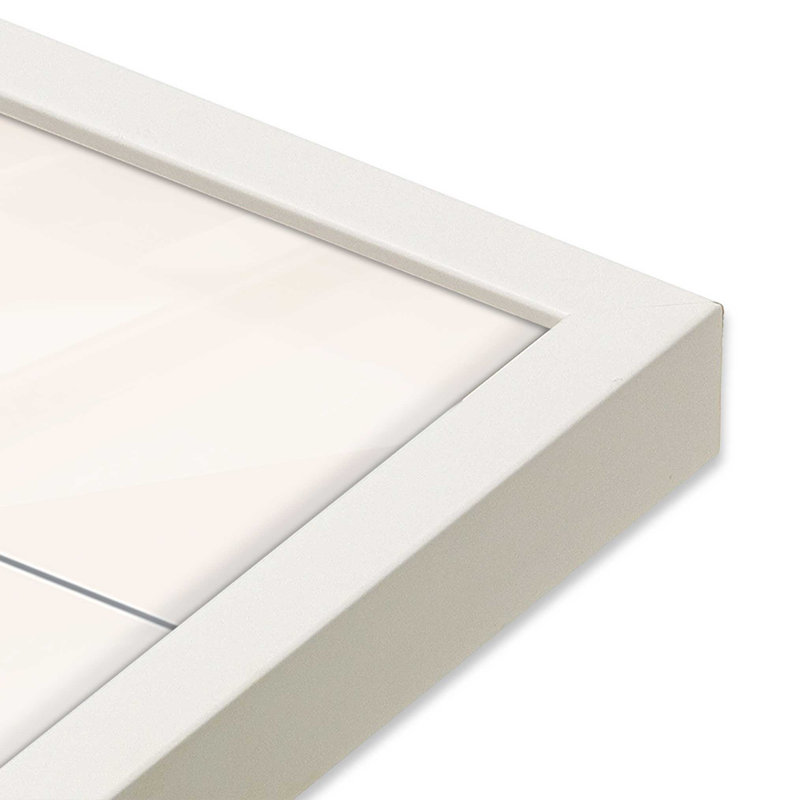 Impression de couleurs printanières du Bauhaus, Blanc opaque, H 21 po x l 17 po