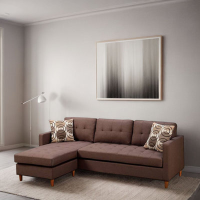 Junttila Upholstered L-Shaped Sectional Reversible