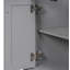 Meuble-lavabo 24 po avec lavabo supérieur, meuble de rangement moderne à 2 niveaux, meuble-lavabo simple, grandes tablettes de rangement-109050277-109050279