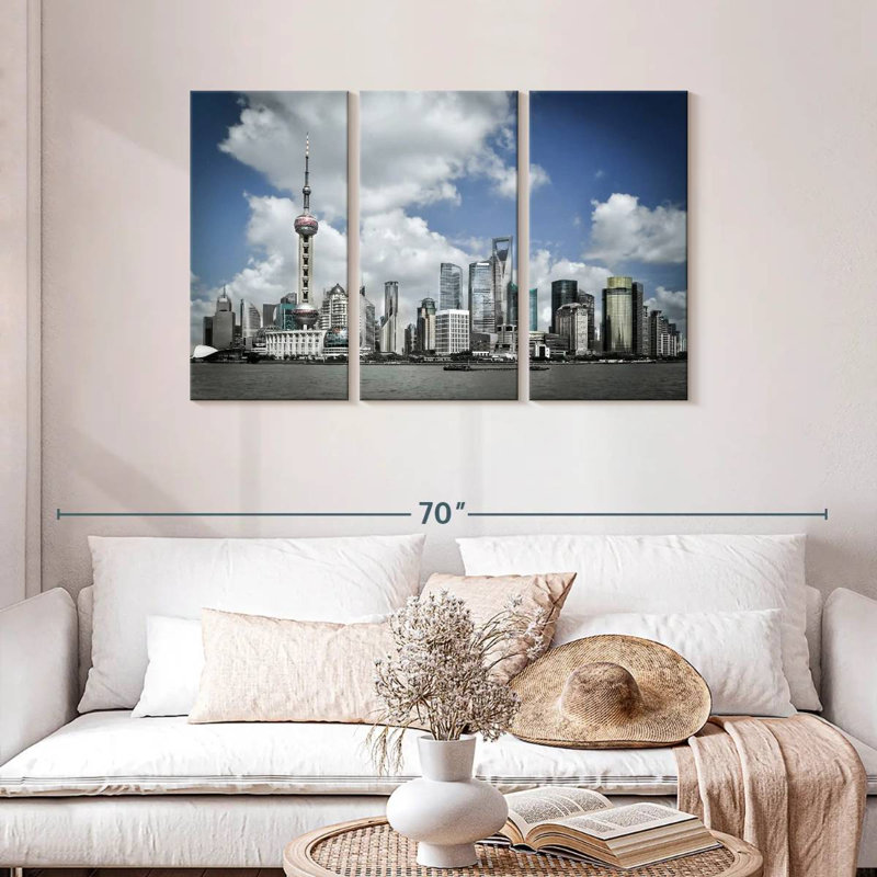 Nicci Pudong Island, Changhaï, H 28 po x l 45 po