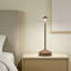 Lampe de table moderne sans fil à DEL - Ip54 imperméable, à intensité variable avec mémoire, batterie rechargeable 5000 mah pour une utilisation intérieure et extérieure (ensemble de 1, brun)-1768368046-1777682251