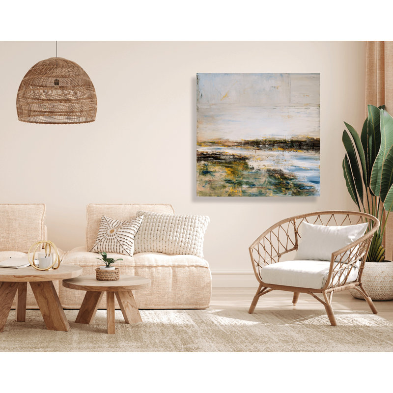 Estuary - Artist Enhanced Canvas Print, 20" H x 20" W x 3" D, Unframed
