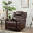 40.9'' Top-Grain Genuine Leather Manual Recliner, Traditional Reclining Chair (Set Of 2)