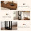 82cm Solid Wood Top Console Table