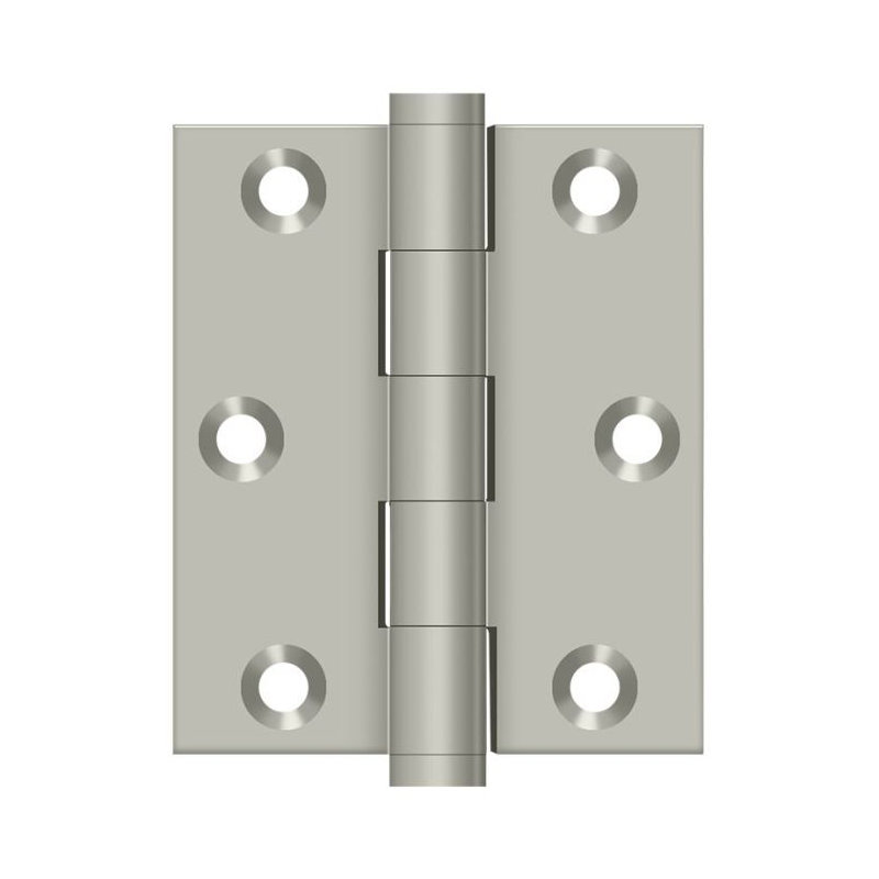 102'' x 102'' Butt Bearing Hinge, Brushed Nickel