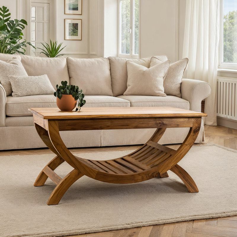 Lukats Solid Wood Coffee Table