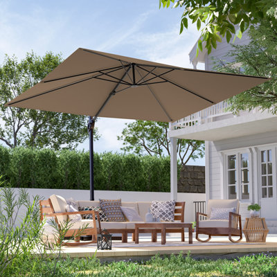10x8FT Rectangle Cantilever Umbrella
